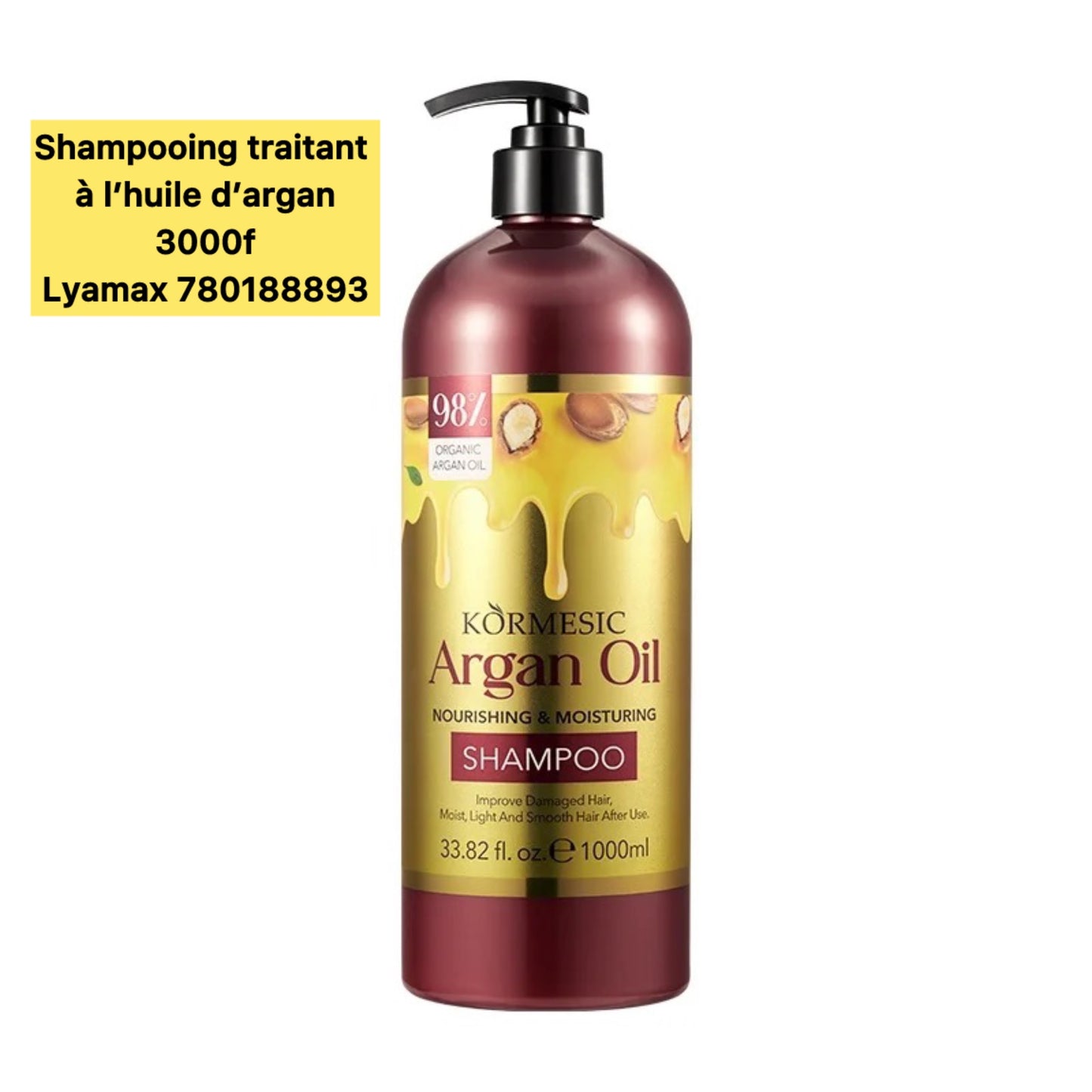 Shampooing à l’huile d’argan