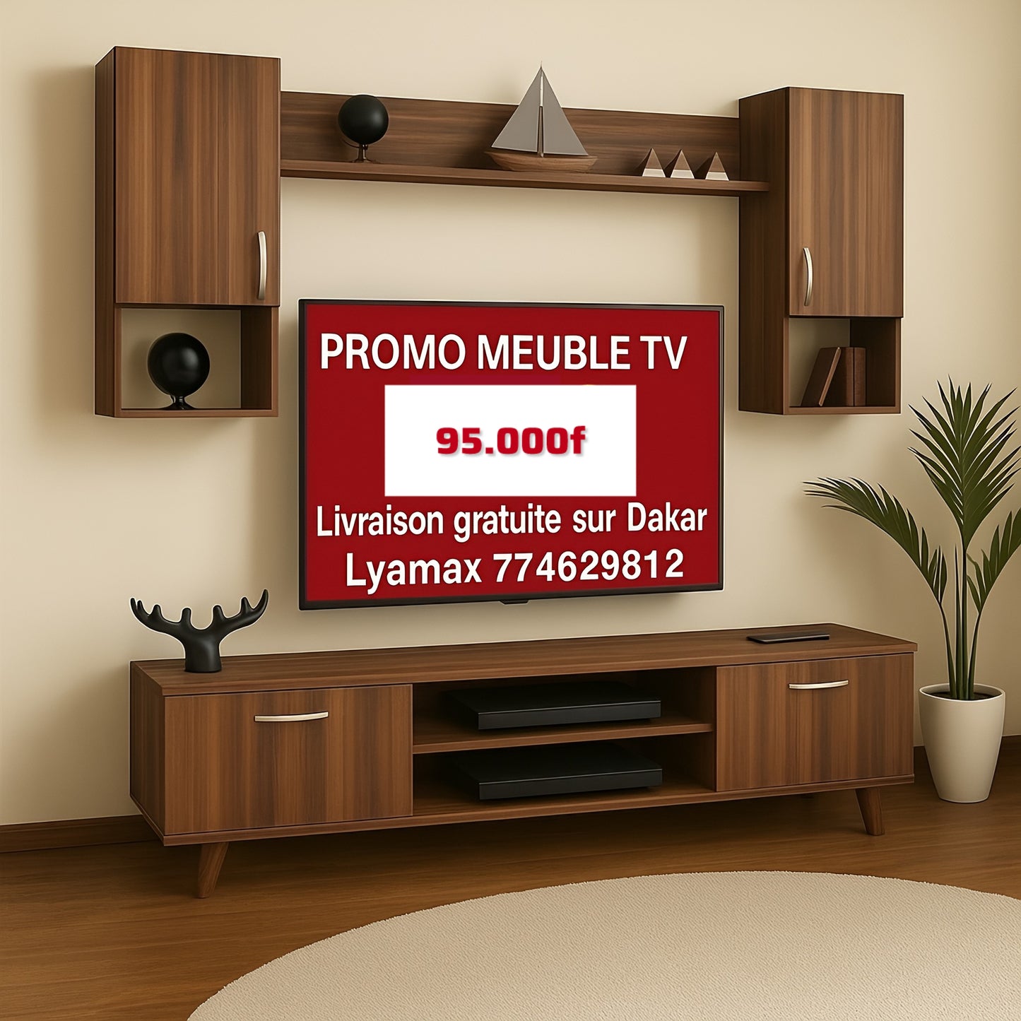 Meuble tv blanc