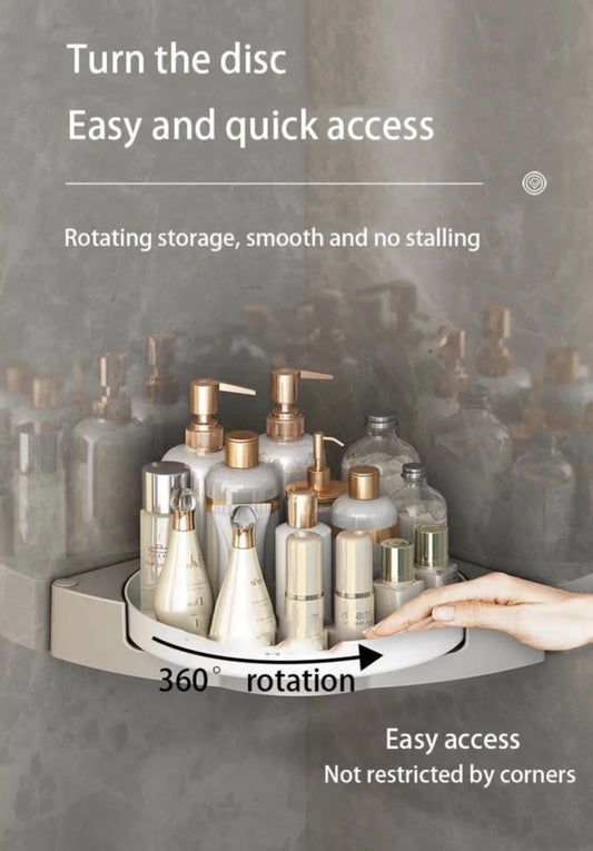 Étagère d’angle rotative