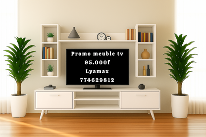 Meuble tv blanc